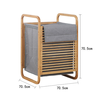 Multifunctional storage basket for bedroom and toilet organization