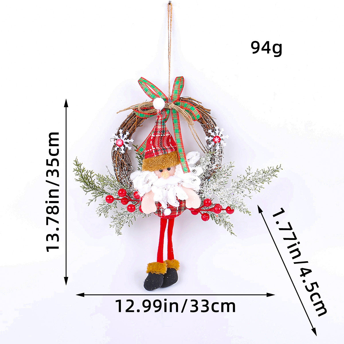 Christmas wreath decoration by My Store for festive home decor