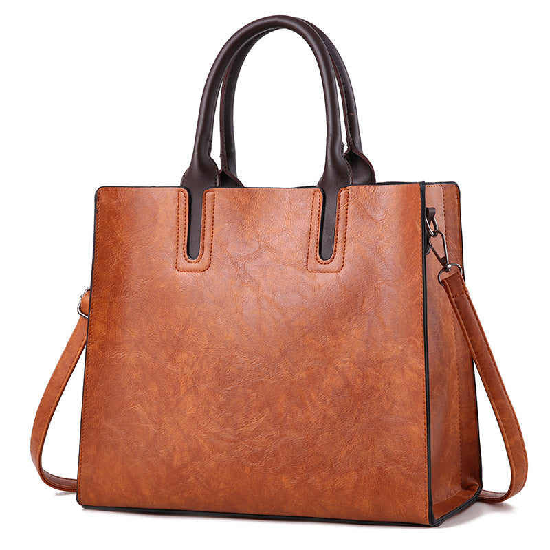 Vintage women's tote bag by BACKUPMYFILESNOW® featuring a classic design, durable material, and spacious interior for everyday use.