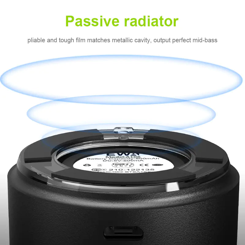 EWA A107 Mini Metal Wireless Bluetooth Speaker