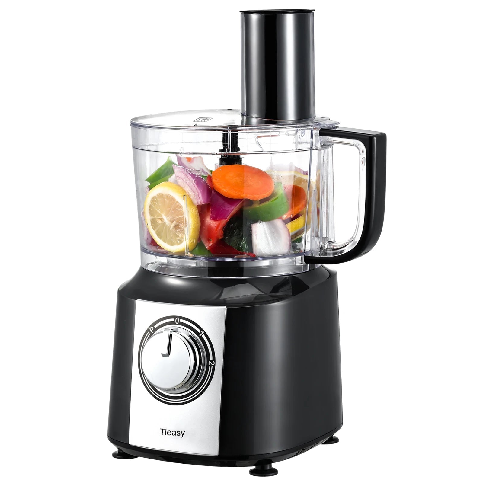 10 - Cup (2.36L) 5 - in - 1 Electric Food Processor Powerful 600W Motor BPA - Free Easy Clean – Ideal for Smoothies, Dough, Baby Food - BACKUPMYFILESNOW