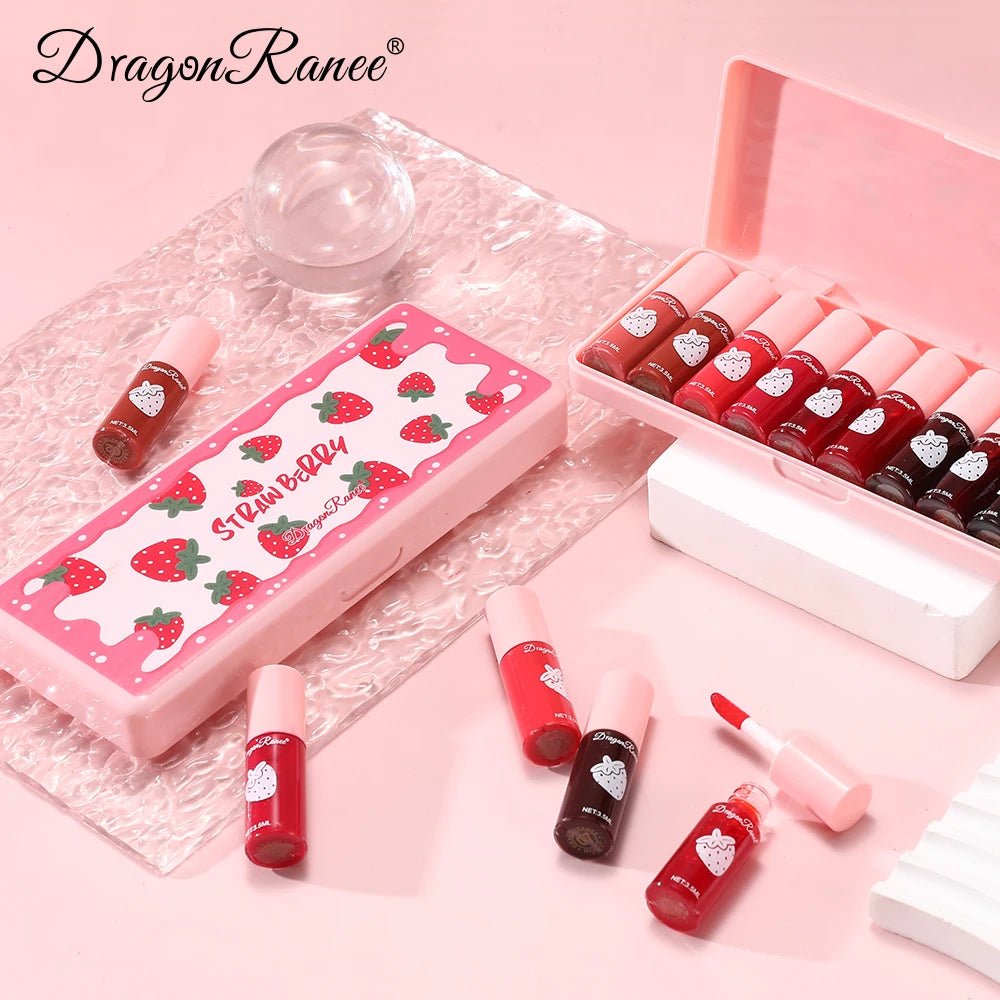 10 Pack Lipstick Water Stain Lip Lotion Lipstick Lasting Color Film Lipstick Water Light Stain Lipstick Water Non fading Lipstic - BACKUPMYFILESNOW.COM®