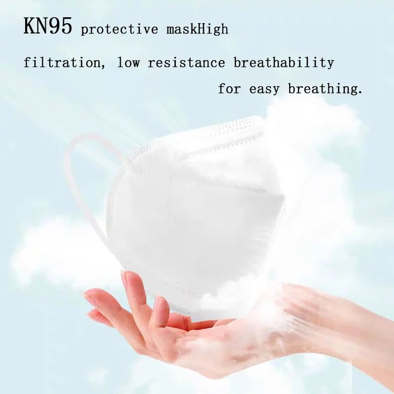 10 Pieces Disposable Protective Mask N95 Face Mask Health Protective Dust and Droplet Prevention Masks Breathable Design Mask - BACKUPMYFILESNOW.COM®