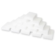 100 Pcs/lot Melamine Sponge Eraser White Cleaning Tools Cleaning Sponge Cleaner Car Office For kitchen Office Bathroom 10*6*2cm - BACKUPMYFILESNOW.COM®