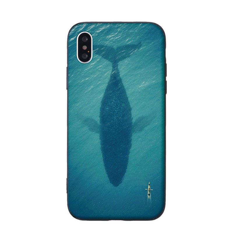 Simple INS wind XS Max phone case with minimalist design for iPhone 12, displayed against a plain background