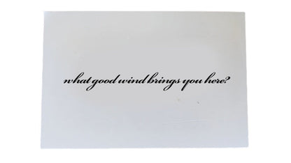 Customized message card, Type 7 design with personalized text space and decorative details