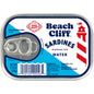 Beach Cliff Sardines In Water, 3.75 Oz Can