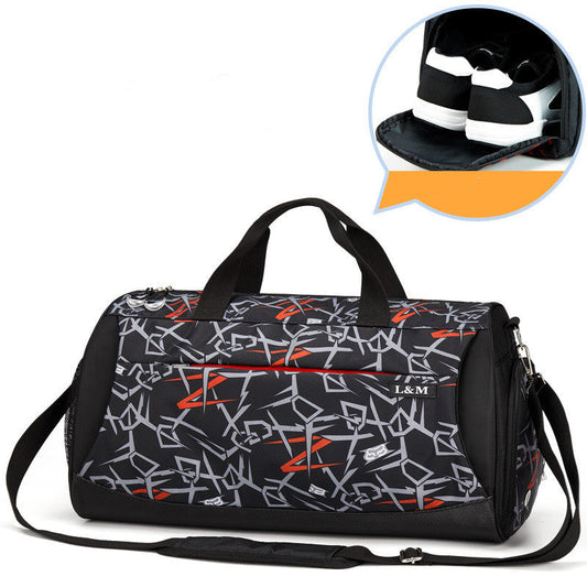 Fitness sports bag for men by My Store, durable carryall with spacious compartments for gym and travel essentials