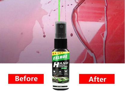 Nano coating car polish spray bottle for vehicle paint protection and shine