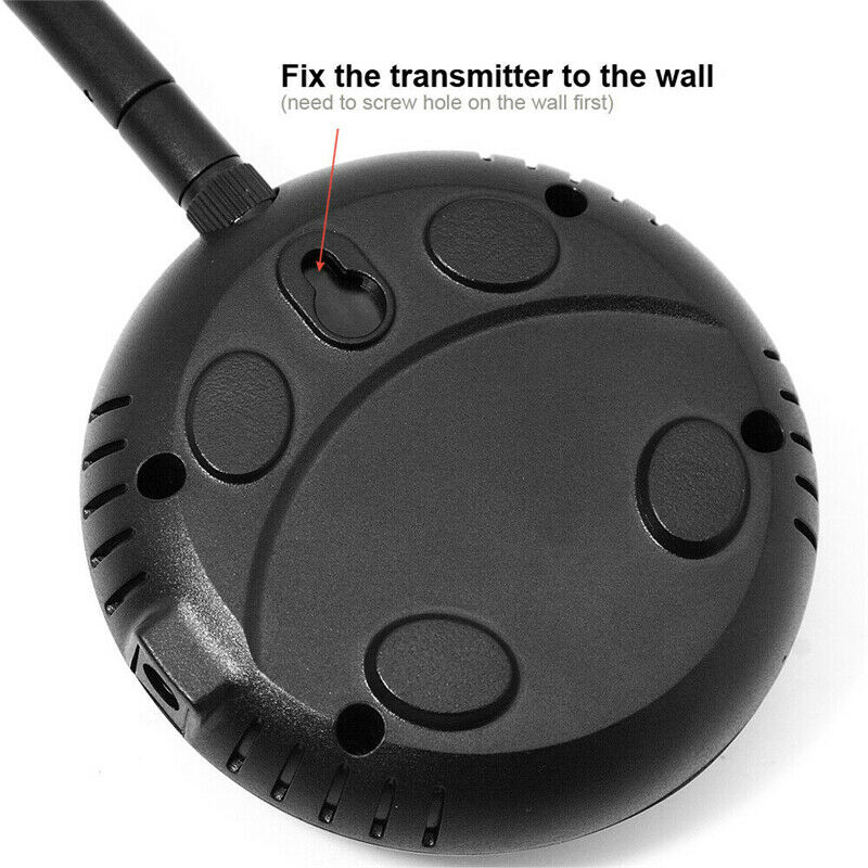 Wireless pet fence electric waterproof intelligent training collar with adjustable strap and remote control display