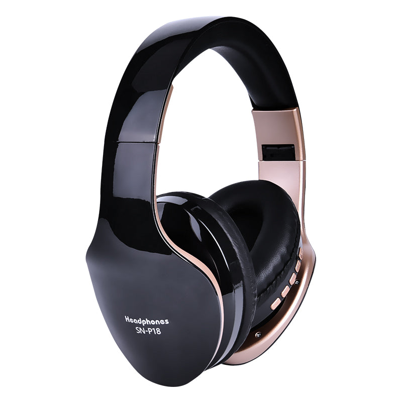 Bluetooth headset earphone by My Store, wireless over-ear design with padded ear cushions