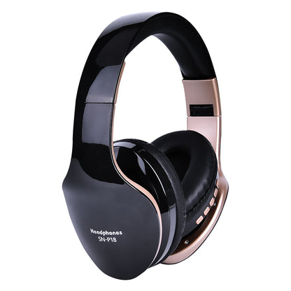 Bluetooth headset earphone by My Store, wireless over-ear design with padded ear cushions
