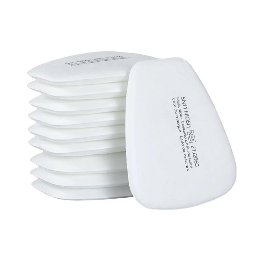 10/20pcs KN95 Pre - filter 5N11 Filter Cotton Dust - Proof For 6200/7502/6800 Dust Mask Respirator Painting Spraying Accessories - BACKUPMYFILESNOW.COM®