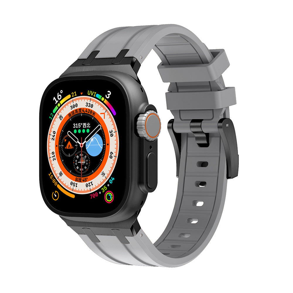 Liquid silicone trendy strap by My Store, flexible minimalist accessory shown in close-up