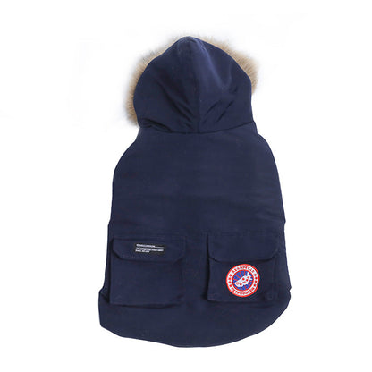 Fadou cotton padded vest in a quilted design, shown from the front