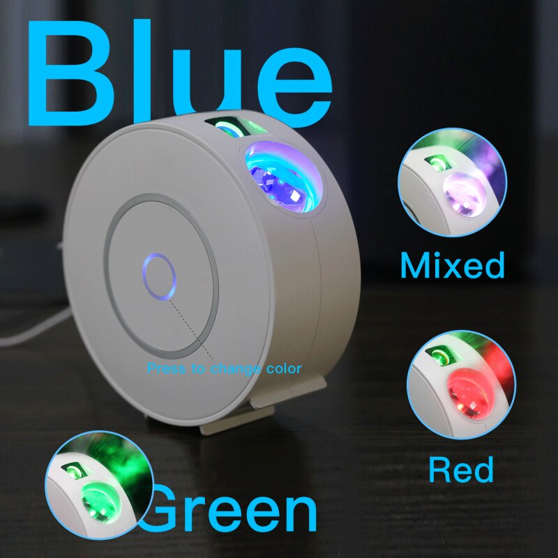 Starry sky projector lamp with creative gift design and soft galaxy light projection