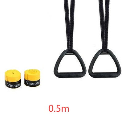 Ring fitness home exercise ring visible on a plain background