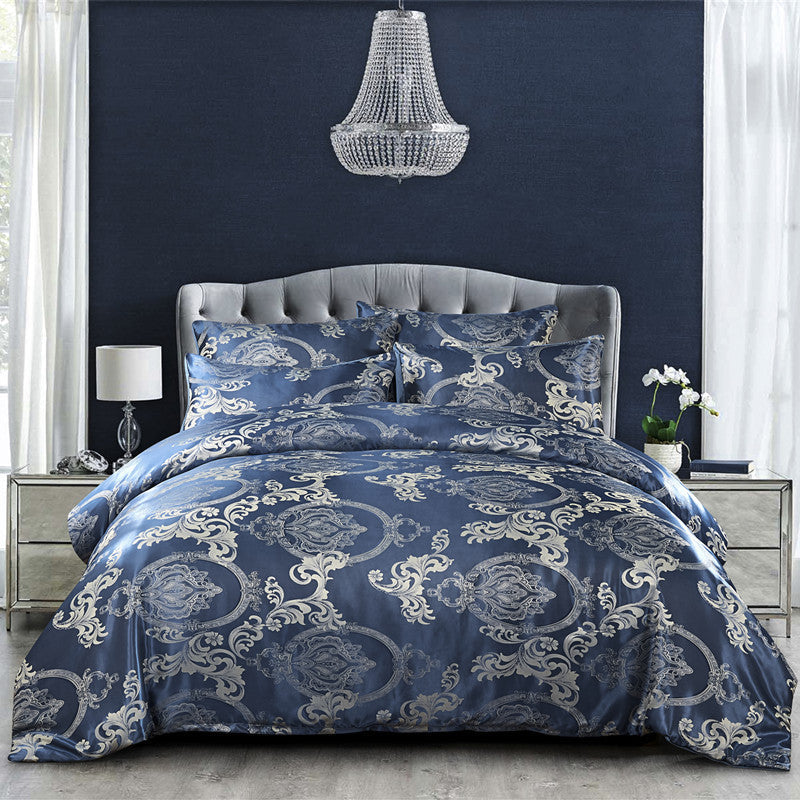Three-piece bedding set by My Store featuring coordinated bed linens in a clean, neutral design