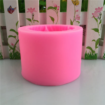Silicone soap mold for handmade soap and plaster decorations