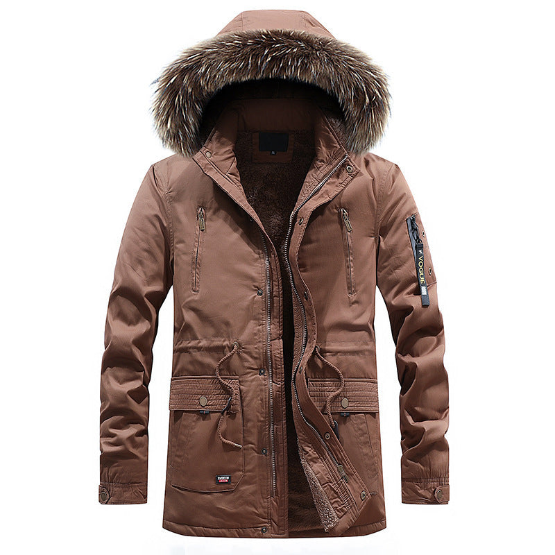 Men's winter cotton clothing by My Store, warm casual apparel in a simple design