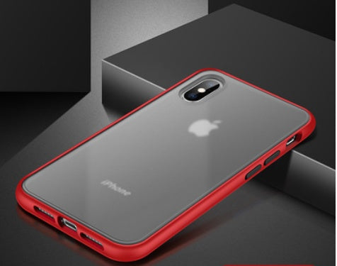 Transparent color contrast iPhone case compatible with Apple by My Store