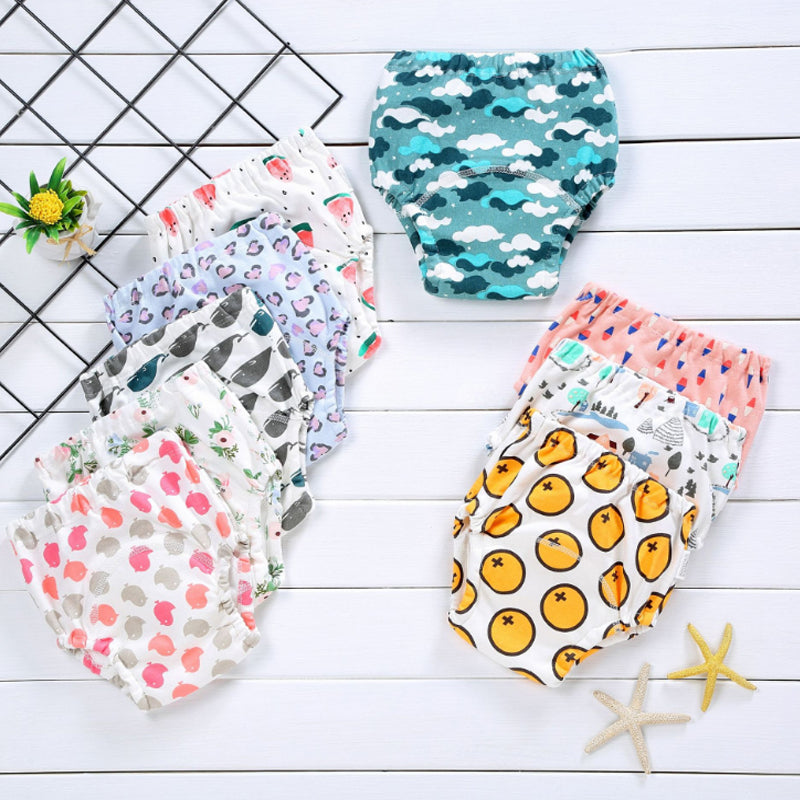 Baby absorbent underwear by My Store displayed flat, showing soft fabric and full-coverage design