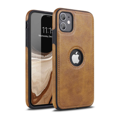 Leather pattern full protective cover, protective case with textured leather-style design