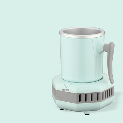 Dual-use mini ice cooling cup for office, dormitory, and kitchen use, compact quick-cooling design