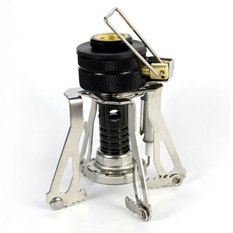 Camping mini stove, compact portable design for outdoor cooking
