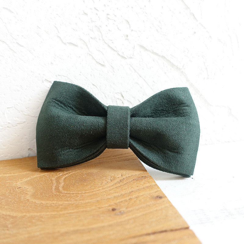 MUTTCO pet collar with bow and matching traction set in a coordinated design