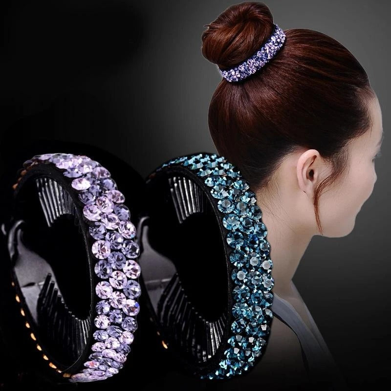 Rhinestone hair claws by My Store, decorative crystal-studded hair clips for secure styling