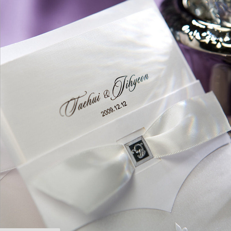 Personalized custom invitation card with elegant design and customizable text