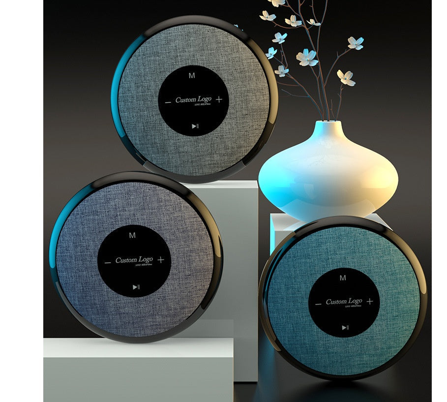 Waterproof Bluetooth speaker by My Store, compact black design with visible controls and portable handle