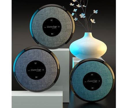 Waterproof Bluetooth speaker by My Store, compact black design with visible controls and portable handle