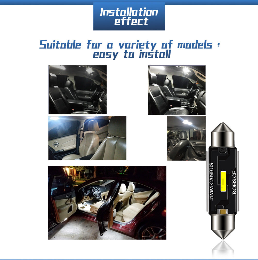 LED car reading light by My Store installed in a vehicle interior