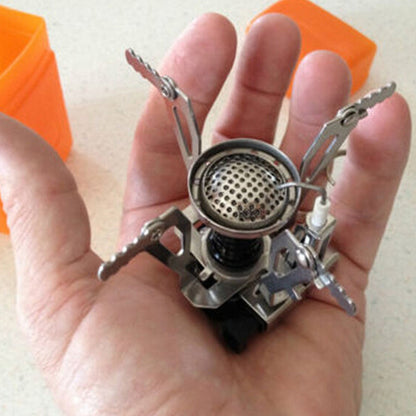 Camping mini stove by My Store, compact portable burner for outdoor cooking