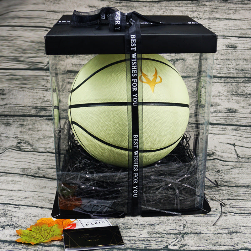 Luminous basketball with glow-in-the-dark design from My Store