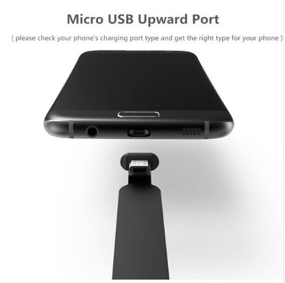 Compatible WithGaming Comfortable Grip Charging Cable L Bend Phone Cable