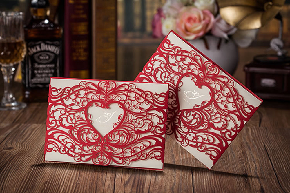 Personalized custom invitation card with elegant design and customizable details