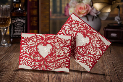 Personalized custom invitation card with elegant design and customizable details
