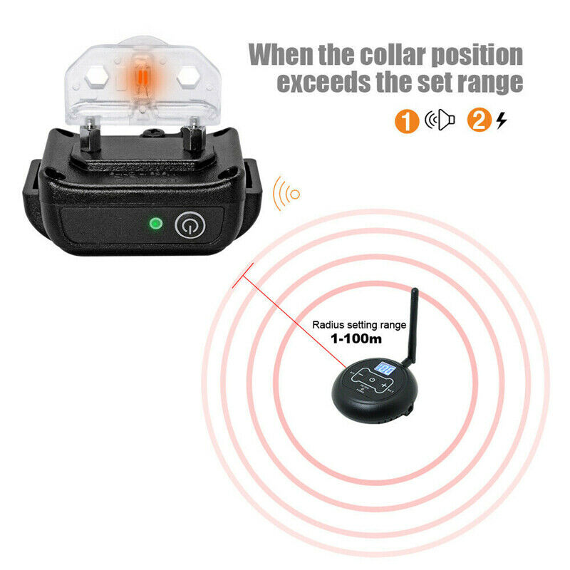 Wireless electric pet fence training collar, waterproof intelligent design by My Store