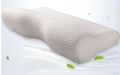Cervical memory foam neck pillow for ergonomic head and neck support