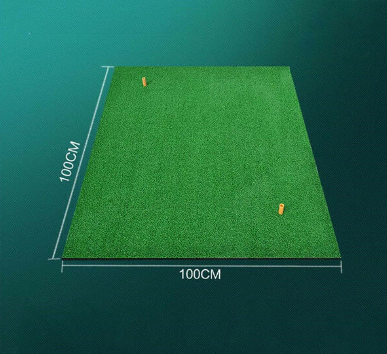Golf practice mat by My Store with textured turf surface for indoor or outdoor swing practice