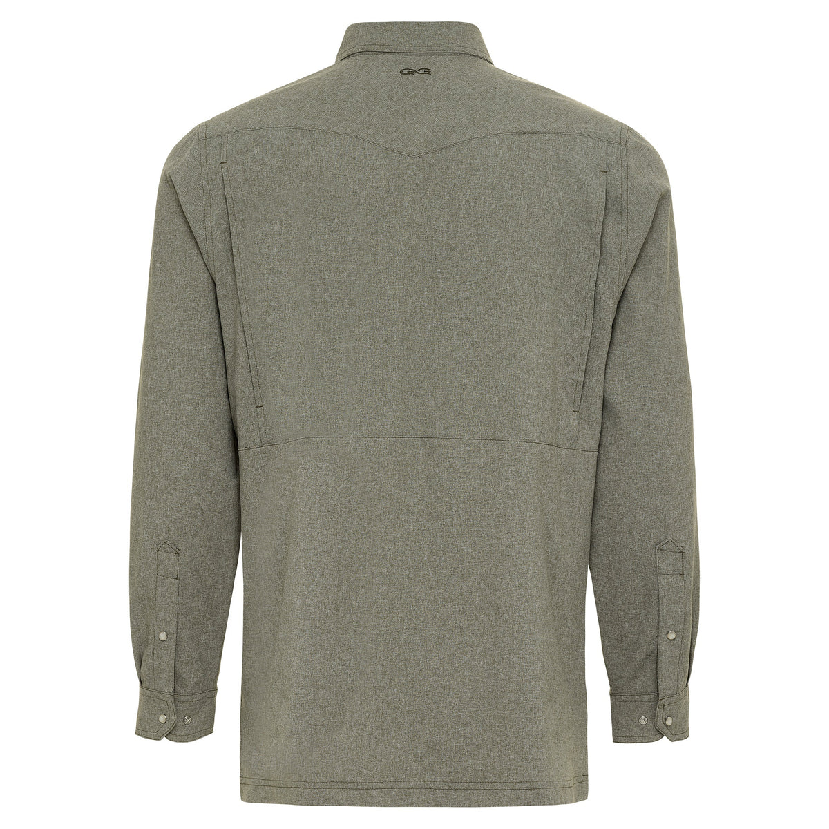 GameGuard Agave Pearl Snap Shirt, long sleeve pearl snap shirt with a button-up front and classic western style.