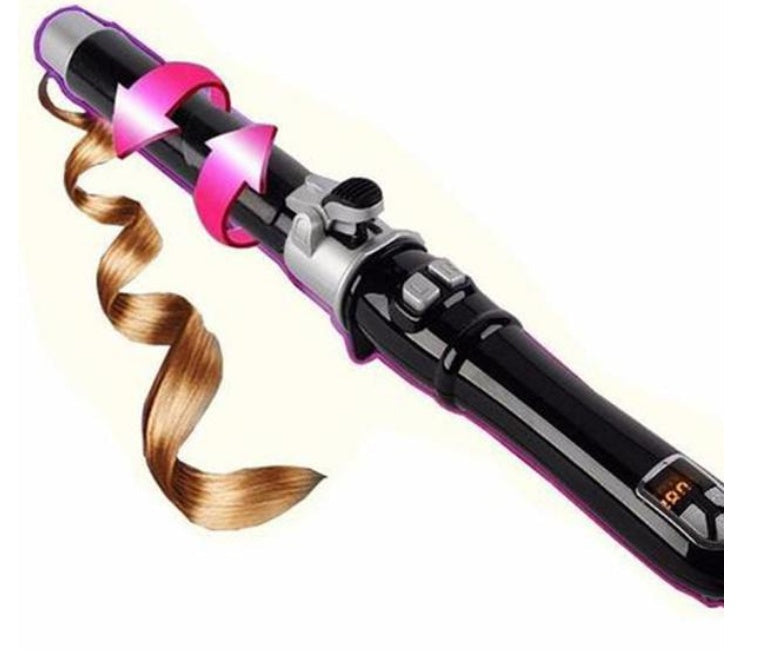 Automatic 360-degree rotating ceramic curling iron for gentle hair perm curls
