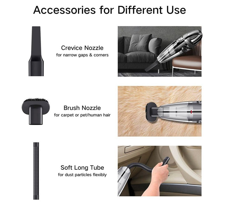 Car vacuum cleaner by My Store, compact handheld vacuum for cleaning vehicle interiors