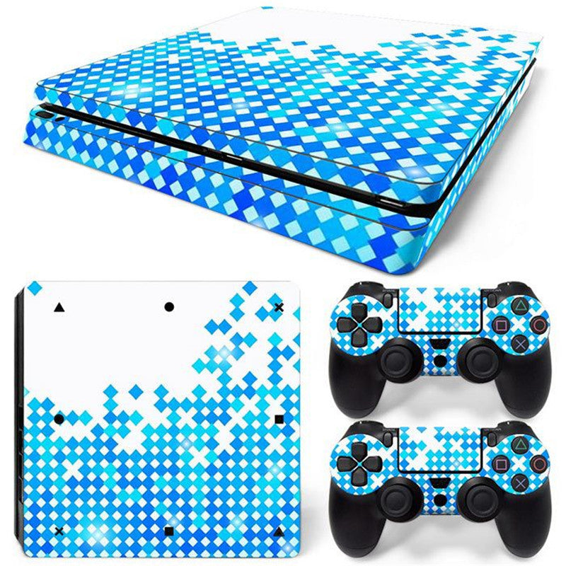 Full body stickers for game consoles by My Store, showing decorative console skin pieces
