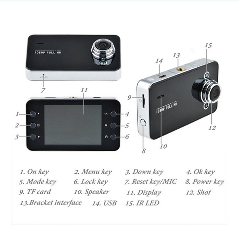 Hidden dash cam discreetly mounted for concealed vehicle recording