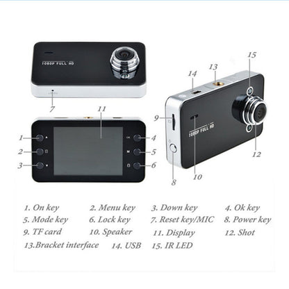 Hidden dash cam discreetly mounted for concealed vehicle recording