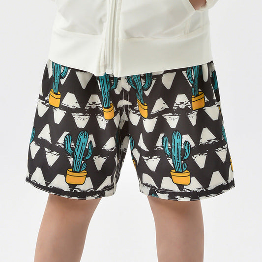 Children's beach shorts boxer swimming trunks in a colorful, comfortable design<style=display:none>